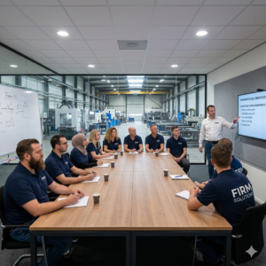 Productiemedewerkers worden als team betrokken bij de nieuwe aanpak van digitale registratie